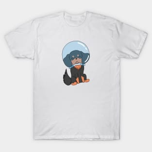 Cavalier King Charles Spaniel - Black and Tan in Space T-Shirt